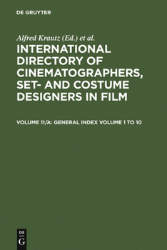 Hardcover Film Titles, General Index Volume 1 - 10 [German] Book