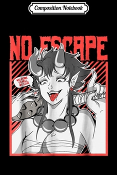 Composition Notebook: Ecchi Demon girl anime lewd ahegao face for otakus Journal/Notebook Blank Lined Ruled 6x9 100 Pages