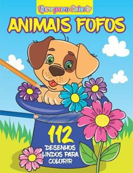 Paperback Livro para Colorir Animais Fofos [Portuguese] Book