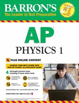 Paperback AP Physics 1 with Online Tests Book