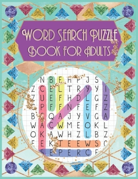 Paperback Word Search Puzzle Book for Adults: 120 Word Searches - Large Print Word Search Puzzles (Brain Games for Adults), SDB 017: Interesting marble and gold Book