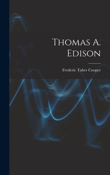 Hardcover Thomas A. Edison Book