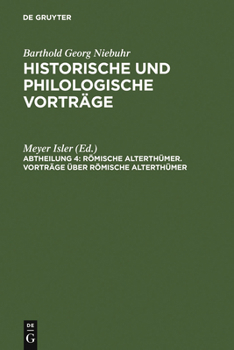 Hardcover Vorträge über römische Alterthümer [German] Book