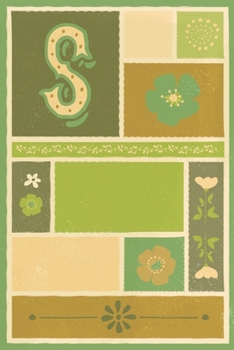 Paperback S: Monogrammed Anxiety Journal - Mental Health and Wellness Planner with Mood Tracker - Gratitude Diary for Women Book