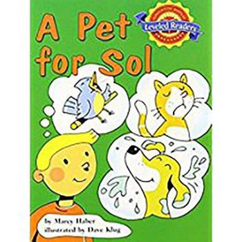 Paperback Houghton Mifflin Reading Leveled Readers: Level 2.1.2 ABV LV a Pet for Sol Book