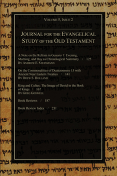 Paperback Journal for the Evangelical Study of the Old Testament, 5.2 Book