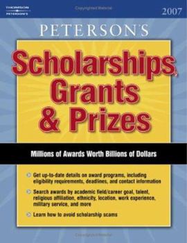 Paperback Scholarships, Grants & Prizes Book