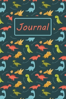 Paperback Journal: Dinosaur journal With With Blank Lined Pages, Perfect For Taking Notes And Journaling, Pretty Notebook For Teens & Adu Book