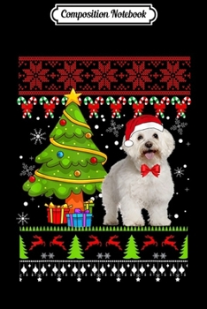Composition Notebook: Bichon Frise Ugly Christmas Bichon Frise Dog Christmas Tree  Journal/Notebook Blank Lined Ruled 6x9 100 Pages