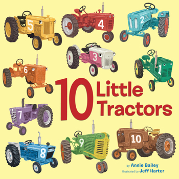 Board book 10 Little Tractors Book