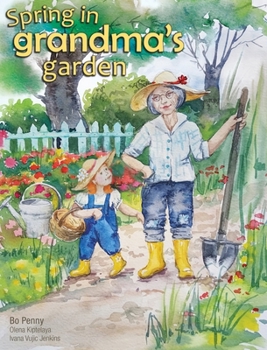 Hardcover Spring in Grandma's Garden [Large Print] Book