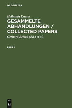 Hardcover Gesammelte Abhandlungen / Collected Papers [German] Book