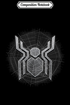 Composition Notebook: Marvel Spider-Man Far From Home Web Spider Chest Logo  Journal/Notebook Blank Lined Ruled 6x9 100 Pages