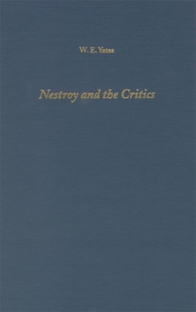 Hardcover Nestroy and the Critics Book