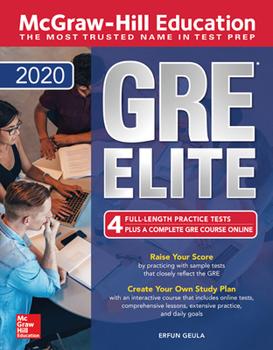 Paperback McGraw-Hill Education GRE Elite 2020 Book