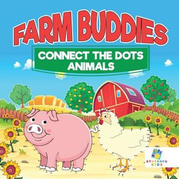 Paperback Farm Buddies Connect the Dots Animals Book