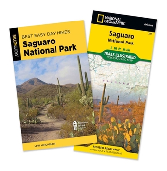 Paperback Best Easy Day Hiking Guide and Trail Map Bundle: Saguaro National Park [With Map] Book