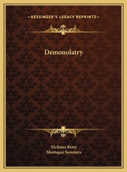 Hardcover Demonolatry Book
