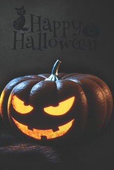 Notebook 120 blank pages, Happy Halloween, Pumpkin