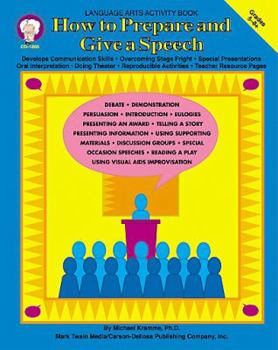 Paperback How to Prepare and Give a Speech, Grades 5 - 8 Book