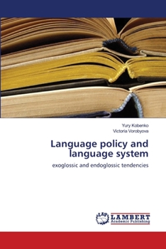 Paperback Language policy and language system Book