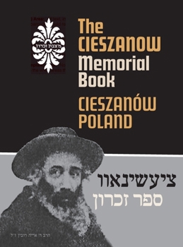 Hardcover The Cieszanow Memorial Book (Cieszanów, Poland) Book