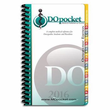 Spiral-bound DOpocket Medical Reference Guide: Osteopathic Edition 2016 Book