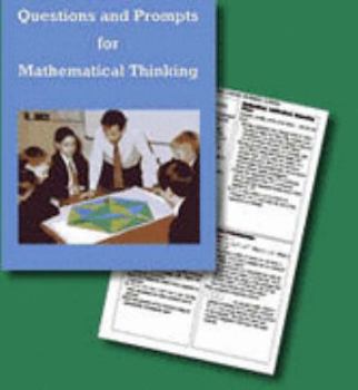 Paperback Questions and Prompts for Mathematical Thinking Book