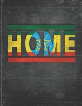 Home: Ethiopia Flag Personalized Retro Gift for Ethiopian Retired Coworker Friend Party  Undated Planner Daily Weekly Monthly Calendar Organizer Journal