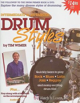 Paperback Drum Styles: Book with Audio Access [With CD (Audio)] Book