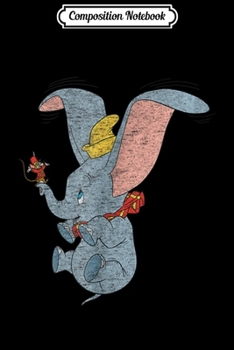 Paperback Composition Notebook: Disney Dumbo and Timothy Journal/Notebook Blank Lined Ruled 6x9 100 Pages Book