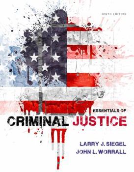 Paperback Essentials of Criminal Justice Book