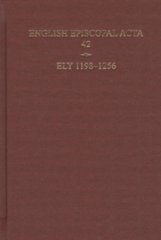 Hardcover Ely, 1198-1256 Book