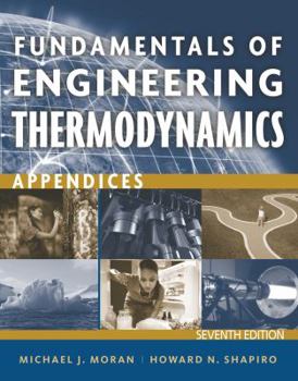 Paperback Fundamentals of Engineering Thermodynamics, Appendices Book