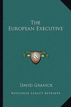 Paperback The European Executive Book