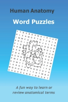 Paperback Word Search Puzzles Human Anatomy Book