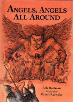 Hardcover Angels, Angels All Around: Bible Stories Retold Book