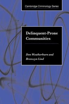 Paperback Delinquent-Prone Communities Book