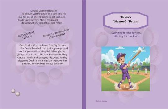 Paperback Devin's Diamond Dream: Swinging for the Fences, Aiming for the Stars Book