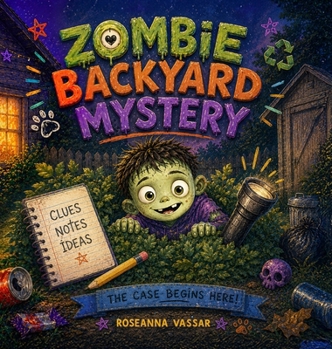 Hardcover Zombie Backyard Mystery, The Case Begins Here! Clues Notes Ideas Book