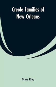 Paperback Creole families of New Orleans Book