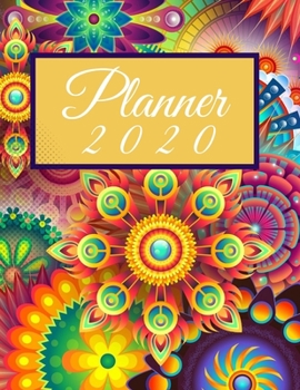 Paperback planner 2020: professional Planner and calendar, Agenda, Page a Day 2020, Schedule Organizer Planner (2020 Diary Day Per Page)365 Da Book