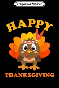 Composition Notebook: Happy Thanksgiving th Autumn Fall Pilgrim And Turkey Gift  Journal/Notebook Blank Lined Ruled 6x9 100 Pages