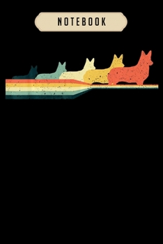 Notebook: Corgi ugly christmas sweater funny hats xmas dog lover gifts Notebook|6x9(100 pages)Blank Lined Paperback Journal For Student, corgi pups, ... girls, boys, men, corgi birthday gift,