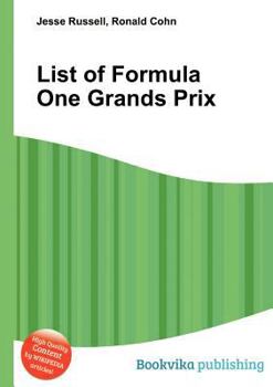 Paperback List of Formula One Grands Prix Book