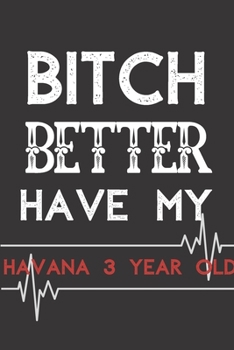 Havana 3 Year Old NOTEBOOK: Journal and Notebook - Composition Size (6x9) With Lined and Blank Pages, Perfect for Journal, Doodling..