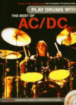 Paperback Play Drums With The Best Of Ac/Dc (Book & 2 Cds) Book