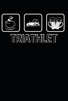 Triathlet: A5 110 Seiten Punkteraster I Notizbuch I Landwirt I Landwirtschaft I Bauer I Trecker I Traktor I Geschenk (German Edition)