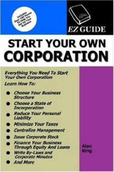 Paperback Start Your Own Corporation Book