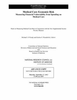 Paperback Medical Care Economic Risk: Measuring Financial Vulnerability from Spending on Medical Care Book